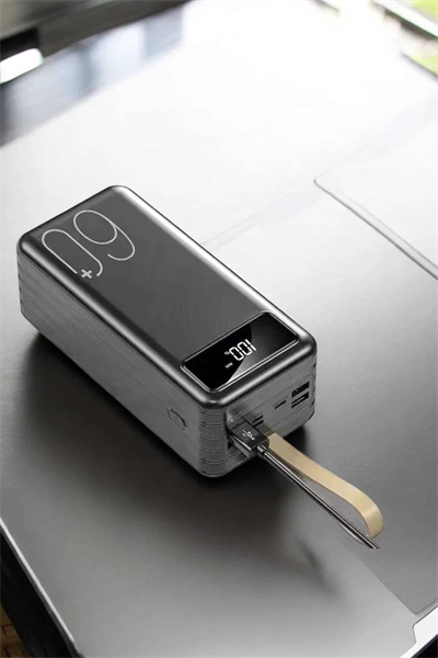 Powerbank 60.000 MAH Dijital Göstergeli 4 Portlu Taşınabilir