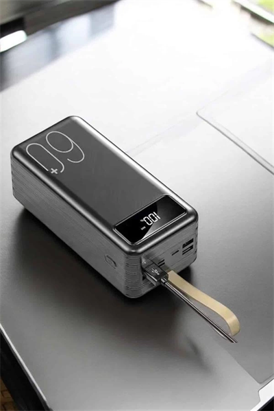 Powerbank 60.000 MAH Dijital Göstergeli 4 Portlu Taşınabilir