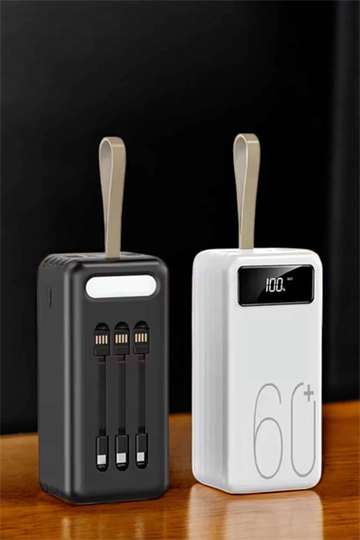 Powerbank 60.000 MAH Dijital Göstergeli 4 Portlu Taşınabilir
