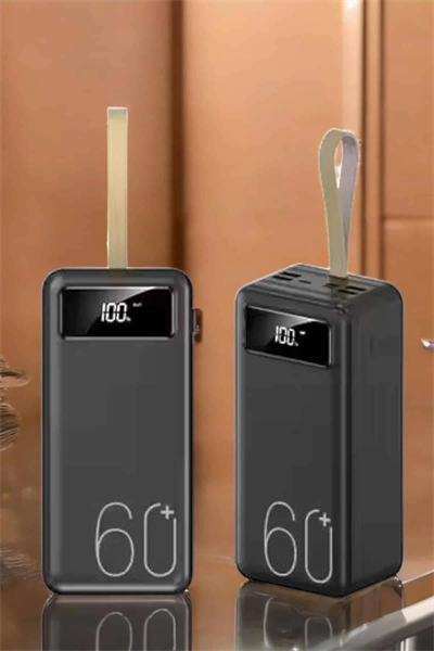 Powerbank 60.000 Mah Hızlı Şarj 4 Çıkışlı Uzun Şarj Süreli Dijital Göstergeli