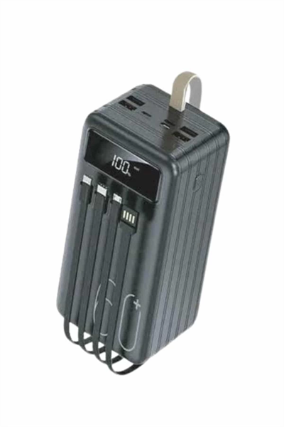 Powerbank 60.000 Mah Taşınabilir Şarj Hızlı El Fenerli Dijital Göstergeli