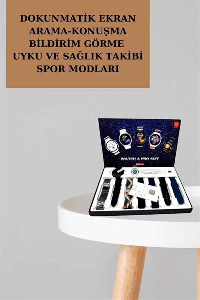 Powerbank Aynalı Bluetooth Kulaklık Ve Akıllı Saat Seti ANC Özelliği Dokunamatik