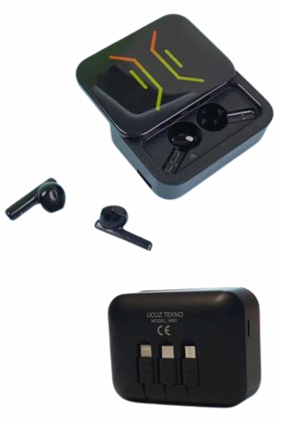 Powerbank Bluetooth Kulaklık Oyuncu Kulaklığı Yüksek Ses Kaliteli