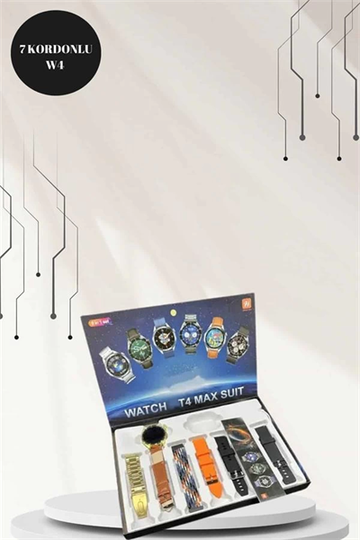 Powerbank Bluetooth Kulaklık Ve Akıllı Saat 7 Kordonlu Metal Kordon Plastik Kordon