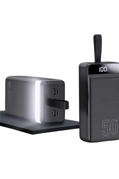 Powerbank Çoklu Şarj Girişi 50.000 Mah Taşınabilir Dijital Göstergeli (Kopya)