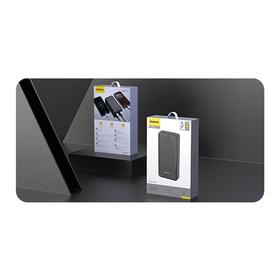 Powerbank Dudao K10pro 2.4a 20000mah 2 X Usb-a - Siyah Bx40