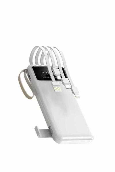 Powerbank Şarj Cihazı 4 Çıkışlı 20.000 MAH Powerbank Taşınabilir Çoklu Giriş