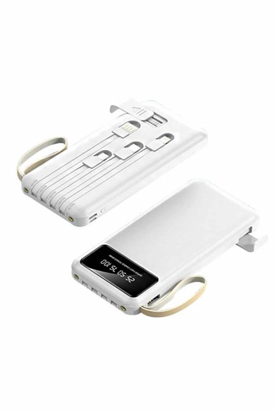 Powerbank Şarj Cihazı 4 Çıkışlı 20.000 MAH Powerbank Taşınabilir Çoklu Giriş
