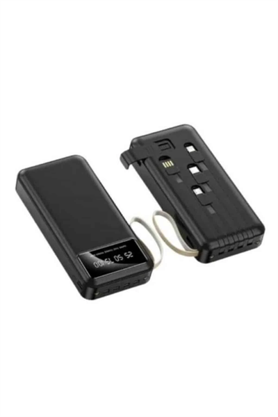 Powerbank Şarj Cihazı 4 Çıkışlı 20.000 MAH Powerbank Kompakt Yüksek Kapasiteli Hızlı Şarj