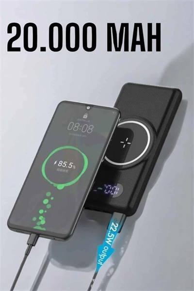 Powerbank Taşınabilir 10.000 Mah Hızlı Şarj Dijital Göstergeli