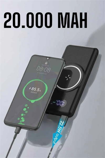 Powerbank Taşınabilir 10.000 Mah Hızlı Şarj Dijital Göstergeli