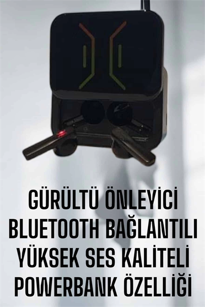 Powerbankli Bluetooth Kulaklık Yüksek Ses Kaliteli Kablosuz