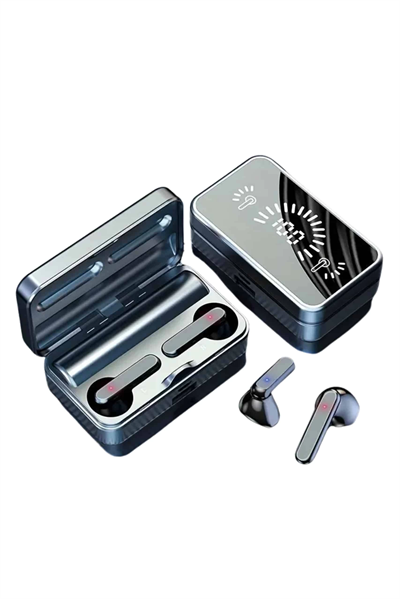 Powerbankli Bluetooth Kulaklık Yüksek Ses Aynalı Çift Dijital Gösterge Ekranı