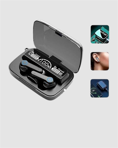 Powerbank’lı M19 Bluetooth Kulaklık – Oyun İçin Düşük Gecikme, Uzun Kullanım ve Şarj Desteği