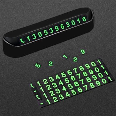 Pratik Fosforlu Telefon Numarası Yamzak İçin Araç İçi Oto Numaratör Numaralık (3936)