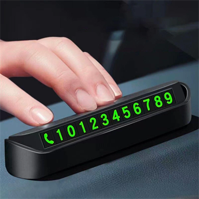 Pratik Fosforlu Telefon Numarası Yamzak İçin Araç İçi Oto Numaratör Numaralık Bx40