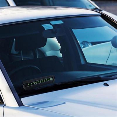 Pratik Fosforlu Telefon Numarası Yamzak İçin Araç İçi Oto Numaratör Numaralık (3936)