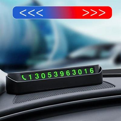 Pratik Fosforlu Telefon Numarası Yamzak İçin Araç İçi Oto Numaratör Numaralık (3936)