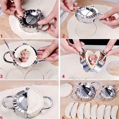 Pratik Hamur Kapatma Aparatı – Çiğ Börek, Mantı Ve Poğaça Kalıbı (7.5 Cm)