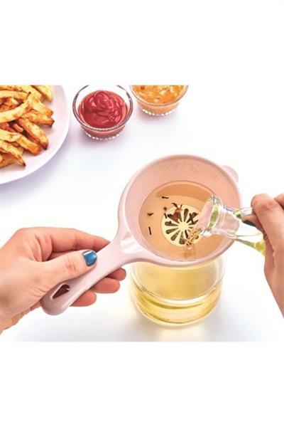 Pratik İnce Elekli Mutfak Gereci Sıvı Yağ Süzgeci (3936)