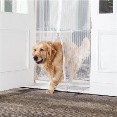 Pratik Manyetik Mıknatıslı Beyaz Kapı Pencere Sinekliği Tülü 90 x 210 cm (3936)