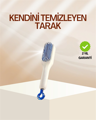 Pratik Mekanizmalı Saç Tarağı – Kendi Kendini Temizler, Taşınabilir