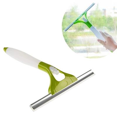 Pratik Spreyli Cam Sil Pencere Ayna Tezgah Duşakabin Temizleyici Püskürtmeli Silme Aparatı (3936)