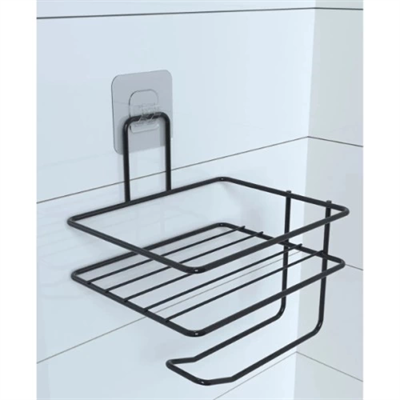 Pratik Yapışkanlı Metal Tuvalet Kağıdı Tutucu