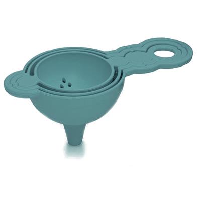 Pratik Yumurta Süzgeci Mini Süzgeç Huni Seti Hepsi Bir Arada (3936)