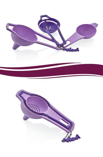 Pratik Yumurta Süzgeci Mini Süzgeç Huni Seti Hepsi Bir Arada (3936)