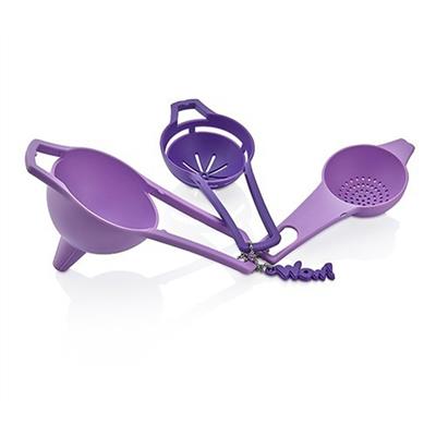 Pratik Yumurta Süzgeci Mini Süzgeç Huni Seti Hepsi Bir Arada (3936)