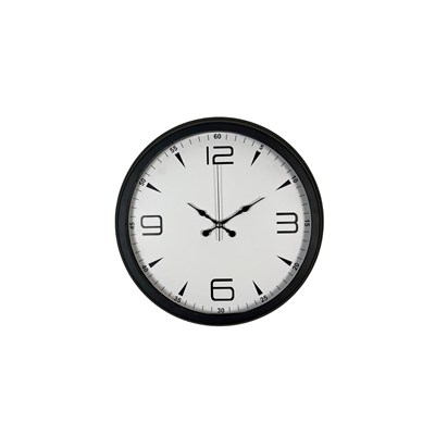 Precision Black 40 Cm Metal Duvar Saati