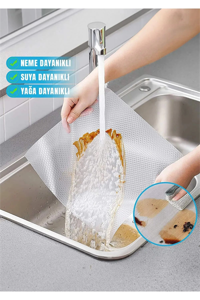 Premium 3 Metre Pıtırcıklı Kaydırmaz Şeffaf Raf Örtüsü Halı Kaydırmaz 45 CmX3M Kalın Kaliteli Folyo