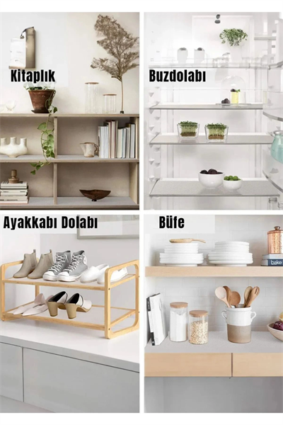 Premium 3 Metre Pıtırcıklı Kaydırmaz Şeffaf Raf Örtüsü Halı Kaydırmaz 45 CmX3M Kalın Kaliteli Folyo