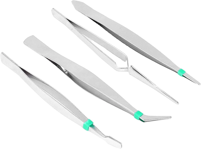 Premium 7 Parça Çelik Profesyonel Çiçek Bakım Ve Teraryum Cımbız Seti - Lüks Bakım Kiti