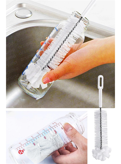 Premium Lüks Şişe Ve Biberon Fırçası - Ultra Dayanıklı Profesyonel Temizlik & Kristal Parlaklık