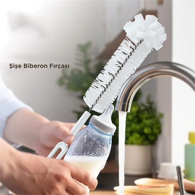 Premium Lüks Şişe Ve Biberon Fırçası - Ultra Dayanıklı Profesyonel Temizlik & Kristal Parlaklık