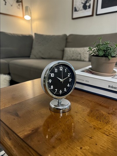 Prestige Krom 25 x 20 Cm Metal Masa Saati