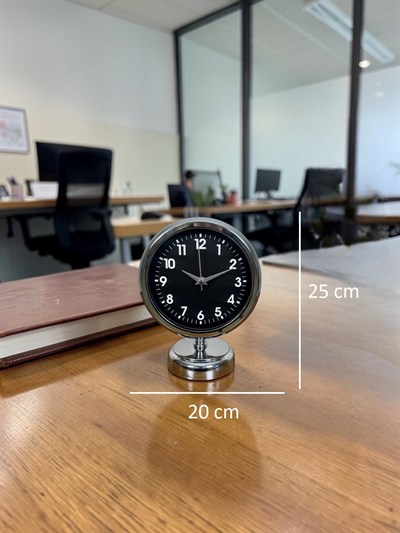 Prestige Krom 25 x 20 Cm Metal Masa Saati