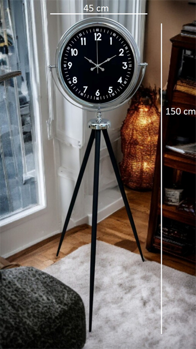 Prestige Krom Tripod Ayaklı Saat
