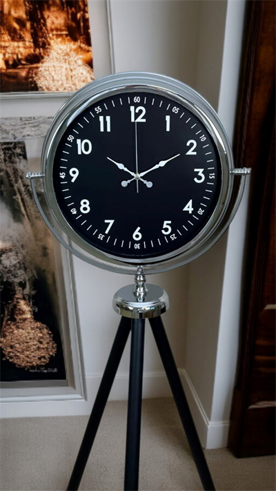 Prestige Krom Tripod Ayaklı Saat