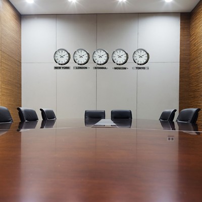 Prestij Krom 36 Cm Metal Tabelalı Dünya Saatleri – 5’li Set