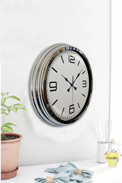 Prestij Krom Metal 40 Cm Duvar Saati