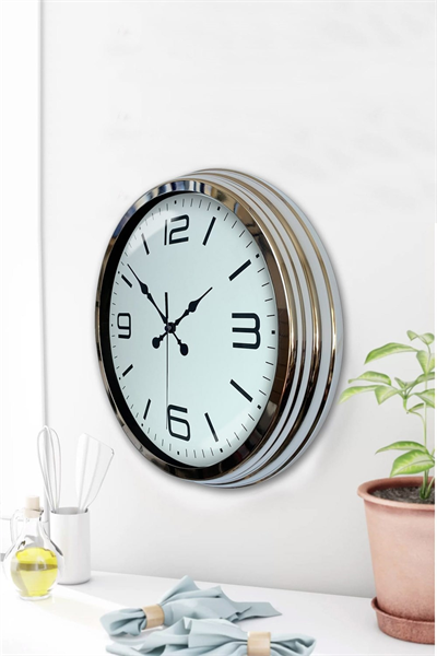 Prestij Krom Metal 40 Cm Duvar Saati