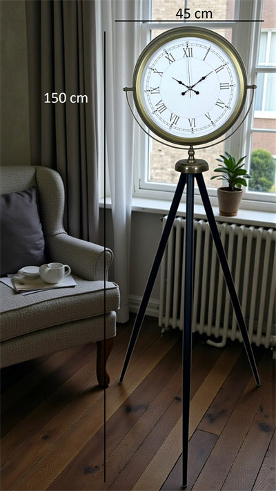Prestij Vintage Tripod Ayaklı Saat