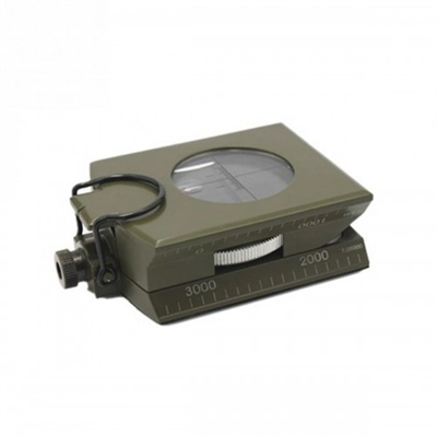 Prizmatik Suya Dayanıklı Işıltılı Pusula Ile Kılıfı Askeri Ordu Kamp Yürüyüş Seyahat Için Jeoloji Pusula