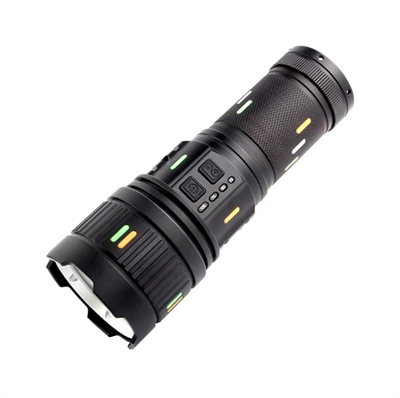 Pro F-3001 Alüminyum Tg Led Güç Göstergeli Type-c Şarjlı El Feneri 100 W