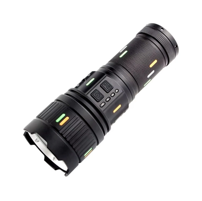 Pro F-3001 Alüminyum Tg Led Güç Göstergeli Type-c Şarjlı El Feneri 100 W