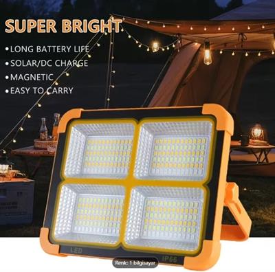 ProKAMA Ledli Solar Projektör 100W BK-100W (3936)