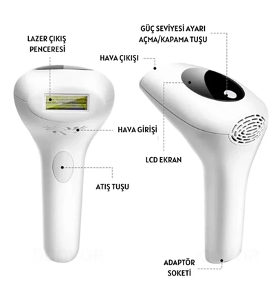Profesyonel  Lazer Epilasyon Aleti 999.999 Atım Tüy Alma Cihazı Kadın Erkek Lazer Ipl Tüm Bölge Bx40